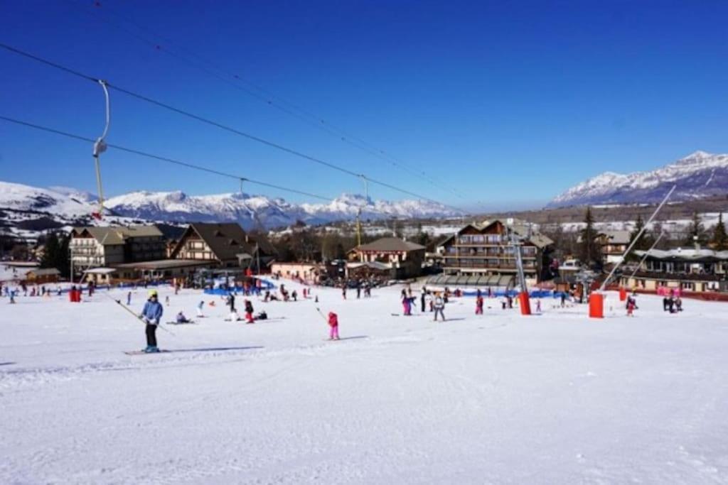 Appart Tres Ensoleille 5-6 Pers Au Pied Des Pistes Ancelle Eksteriør bilde